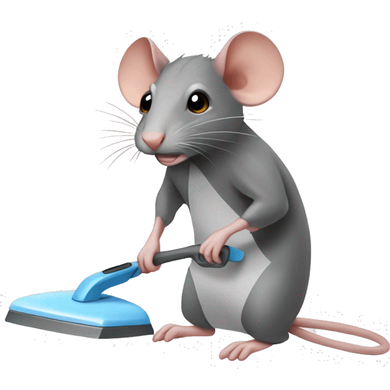 rat doing the ironing emoji