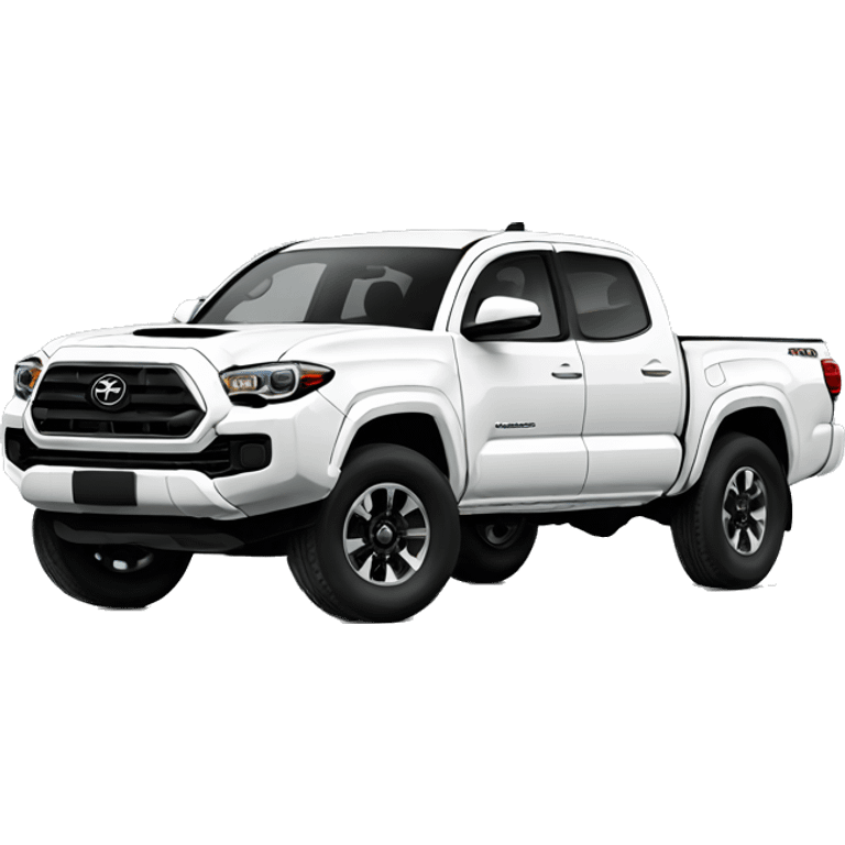 Toyota Tacoma white emoji