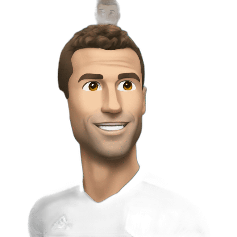 Macron sur Christiane ronaldo emoji