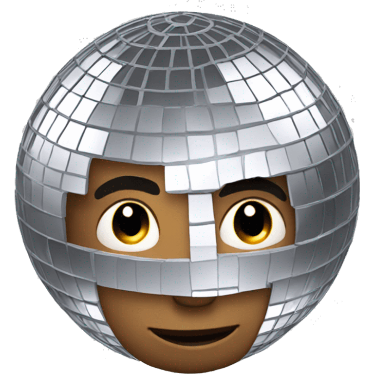 a man in the form of a disco ball



 emoji