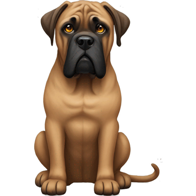 brindle colored bullmastiff emoji