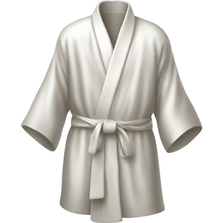 White silk robe emoji