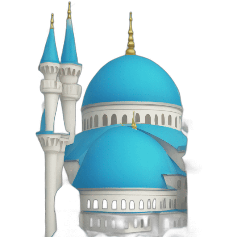 blue mosque emoji