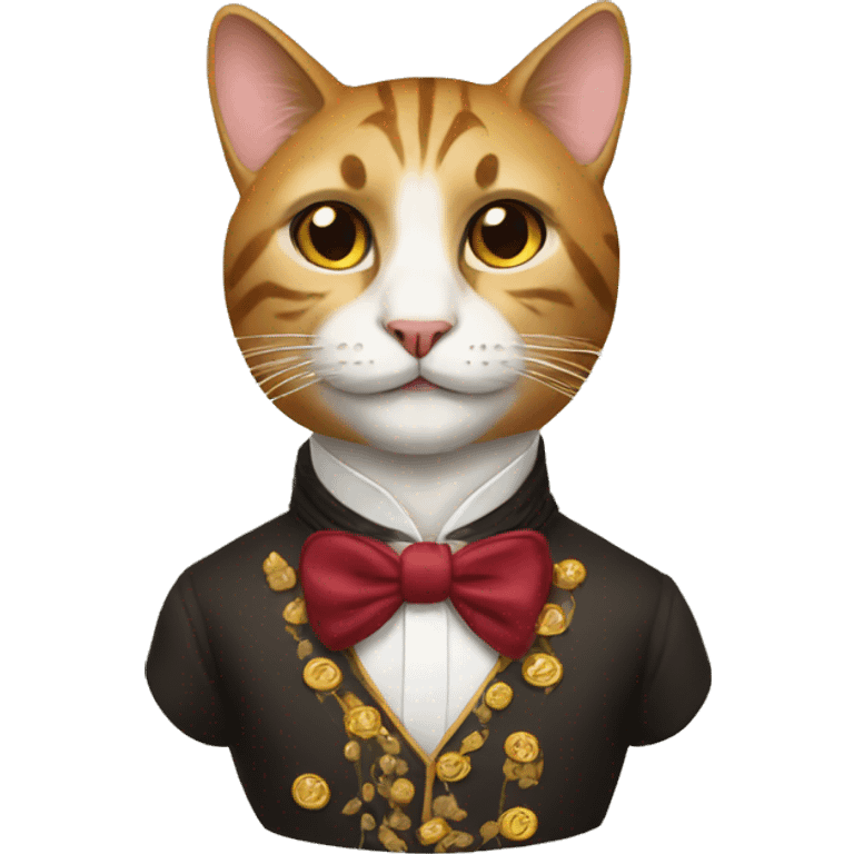 rich cat emoji