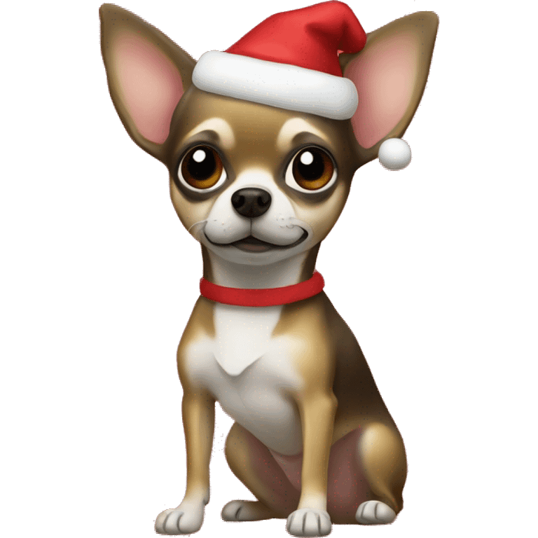 Chihuahua Xmas  emoji