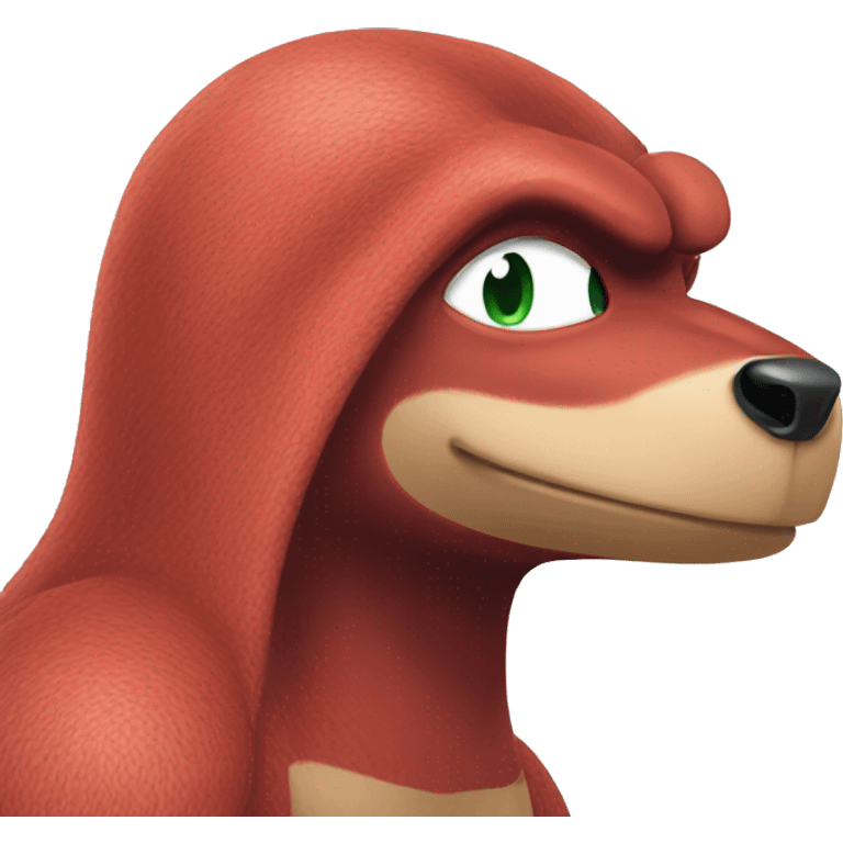 Knuckles the chidna emoji