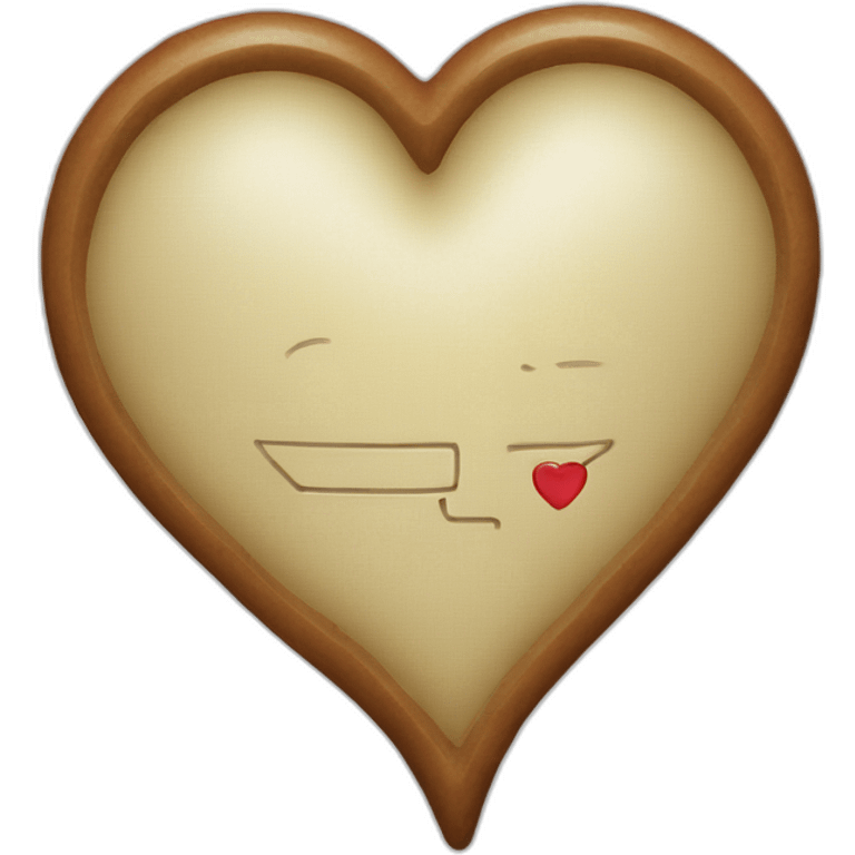 a heart with crt written on it emoji