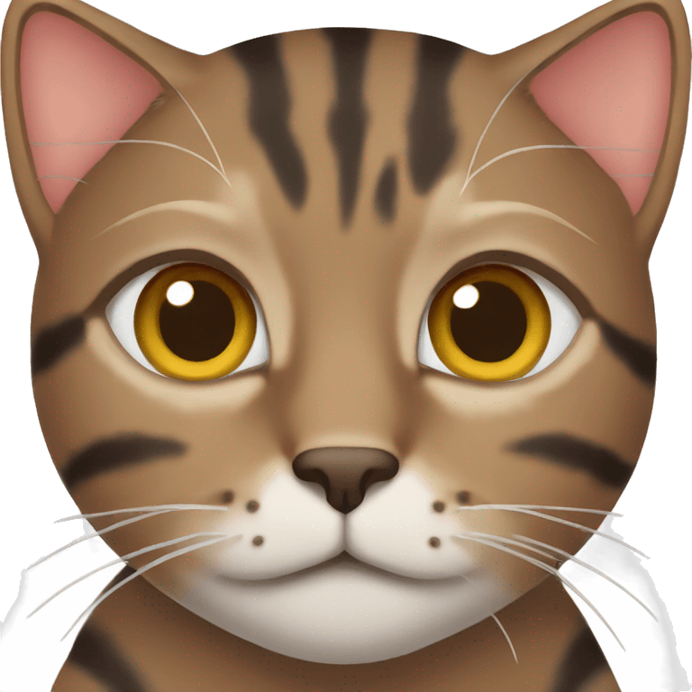 brown tabby cat emoji