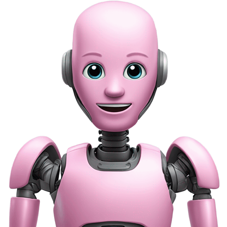 humanoid pink robot emoji