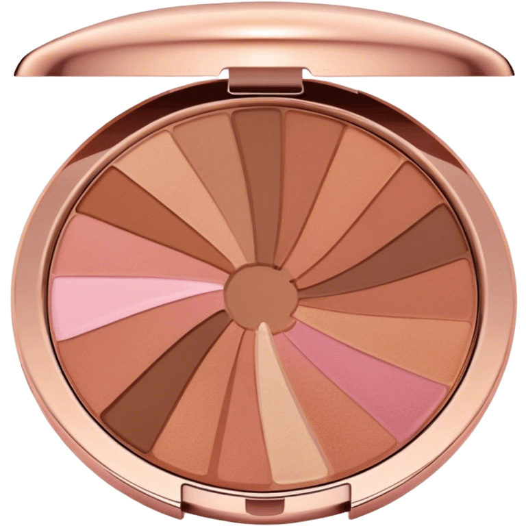 Rose gold bronzer  emoji