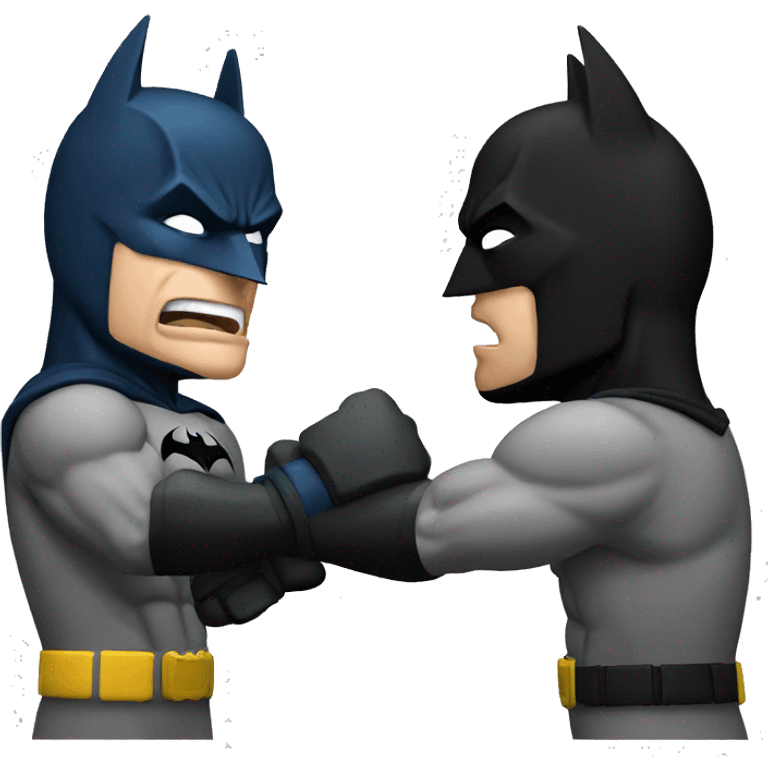 batman punching emoji