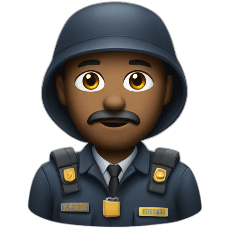 security man homeless emoji