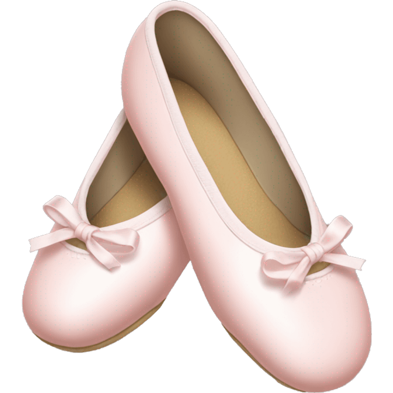 Pale pink ballet shoes emoji