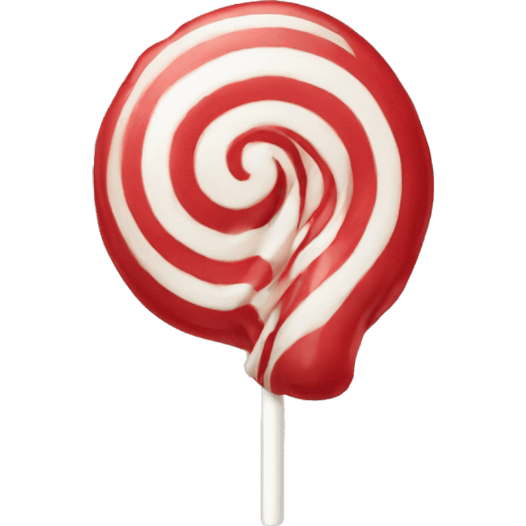 lollipop Red and white emoji