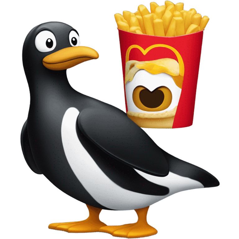 Pingüino Islas heard y McDonald  emoji