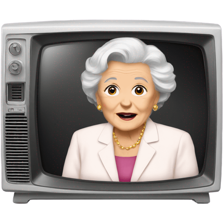 Tv showing golden girls emoji