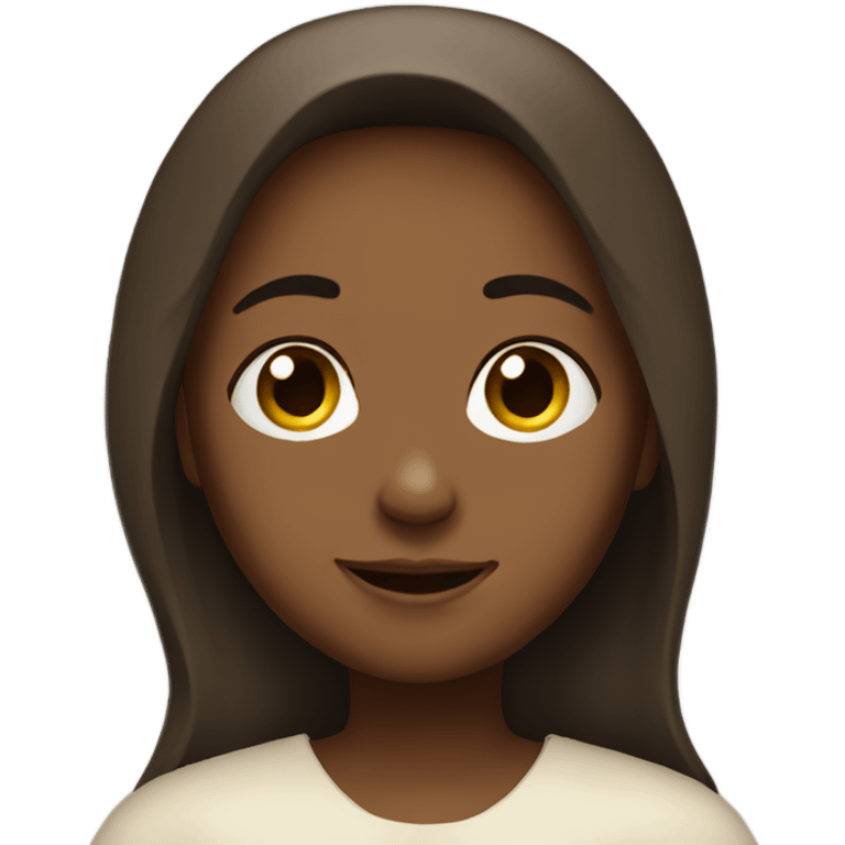 Girl with Jesus emoji