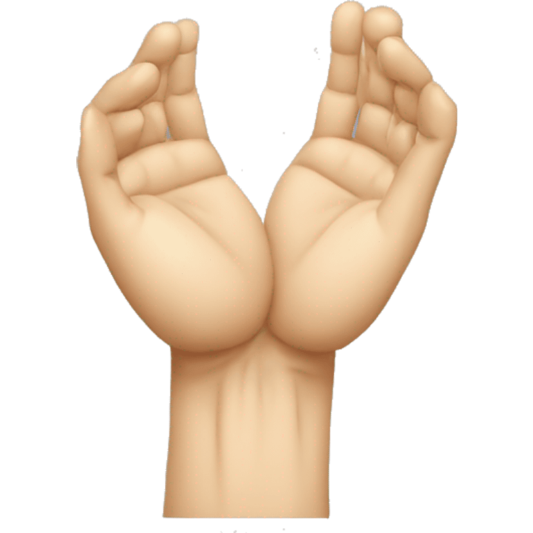 Human body with folded handed  emoji