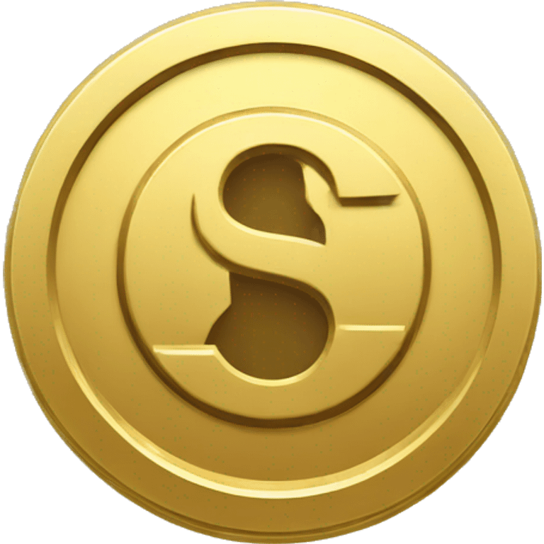 golden coin with dollar symbol emoji