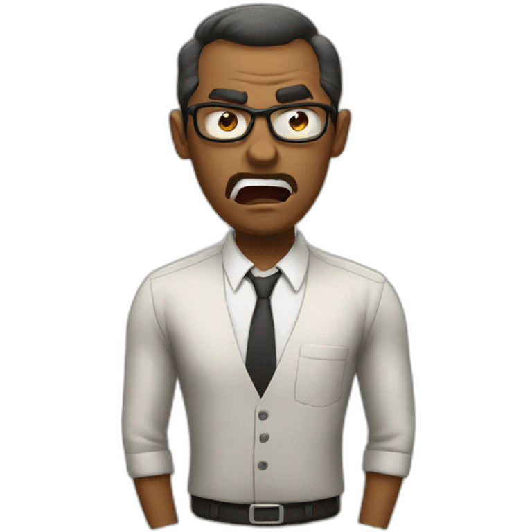 mad angry teacher emoji