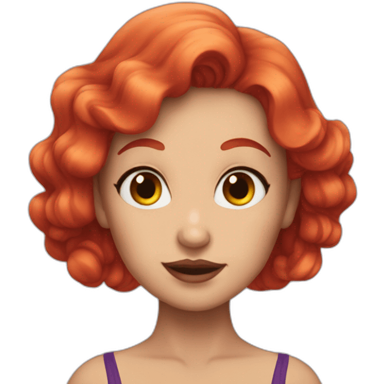 delphine-mermaid-red-hair-halloween emoji