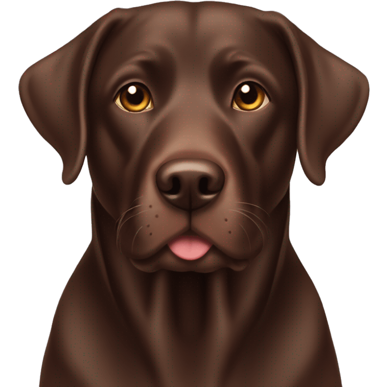 chocolate lab emoji