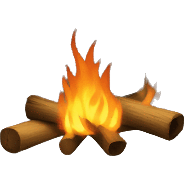 camp fireplace emoji