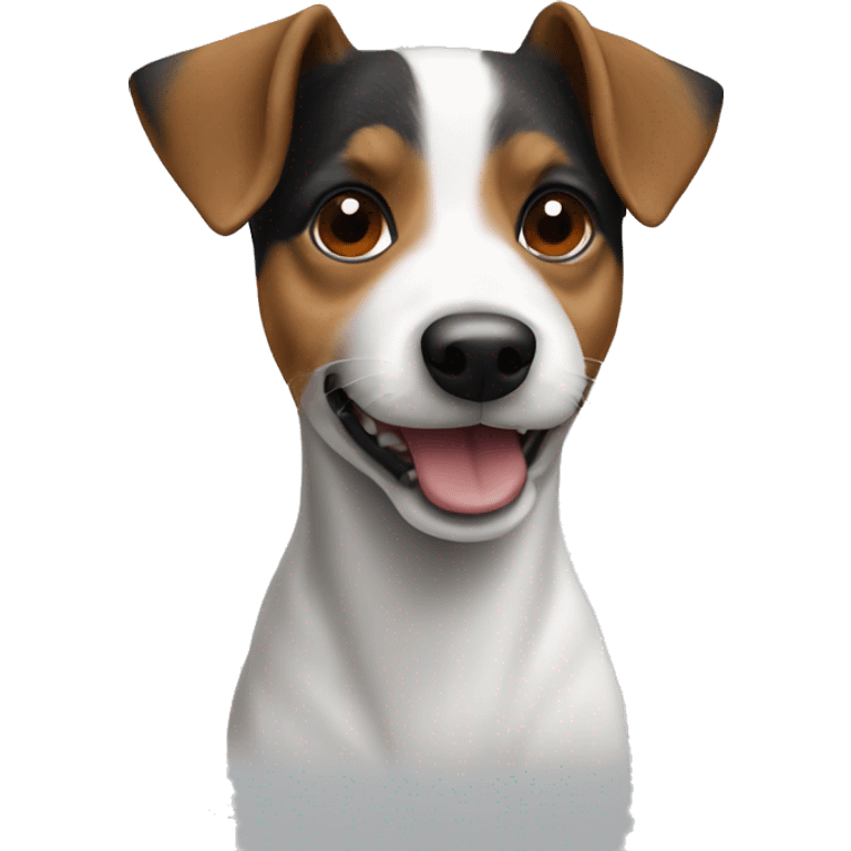 Tricolor jack russel emoji