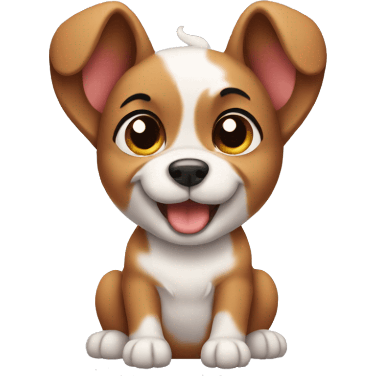 Puppy with disney ears emoji