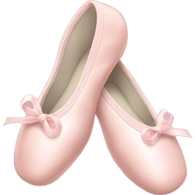 Pale pink ballet shoes emoji