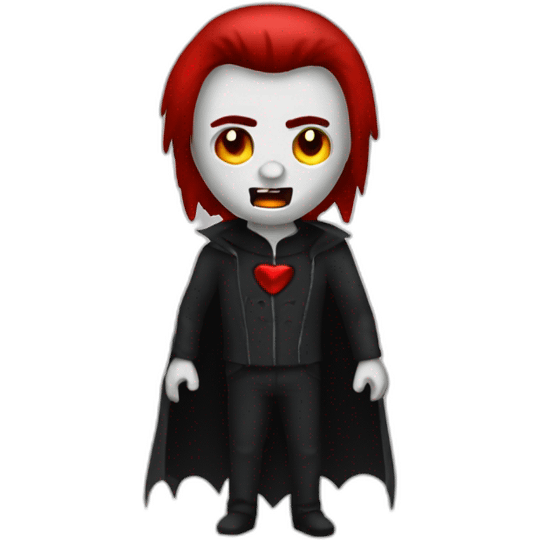 Grungy-vampire-themed emoji