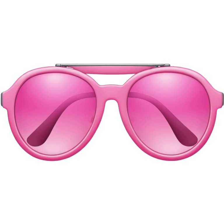 Pink sunglasses  emoji