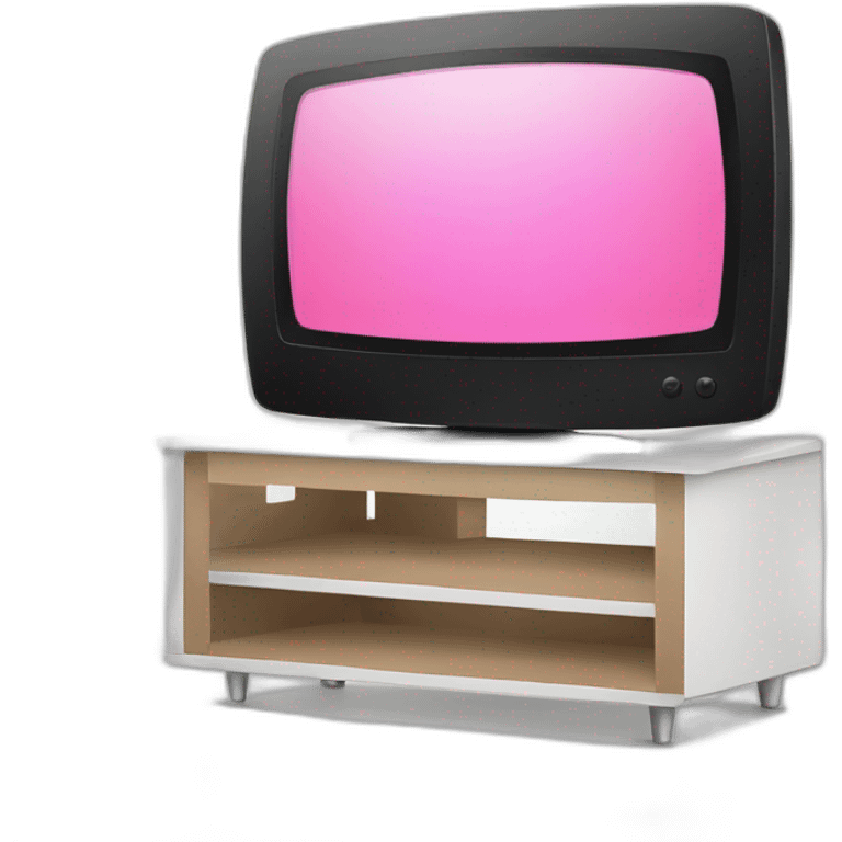 modern flat TV emoji