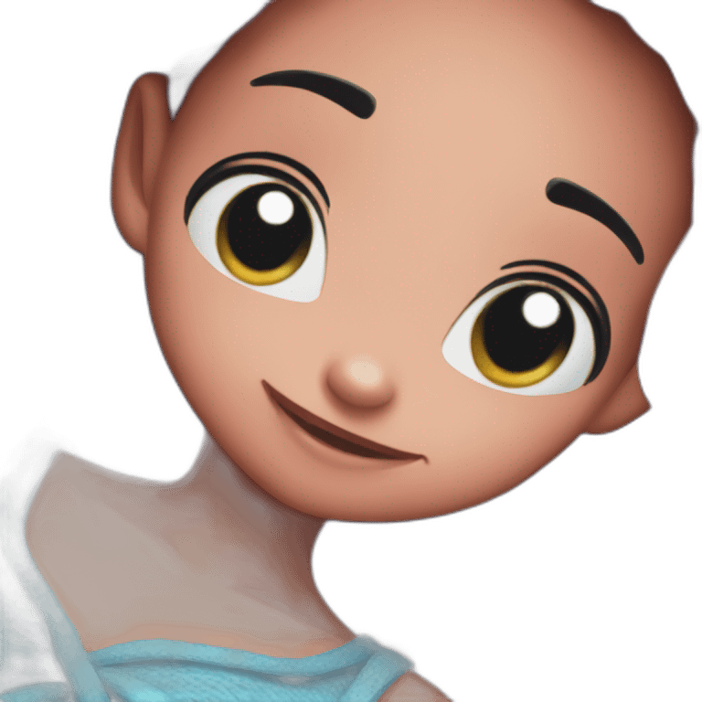 Stitch on Lilo  emoji