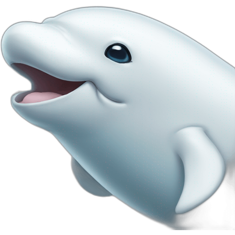 Beluga llorando emoji