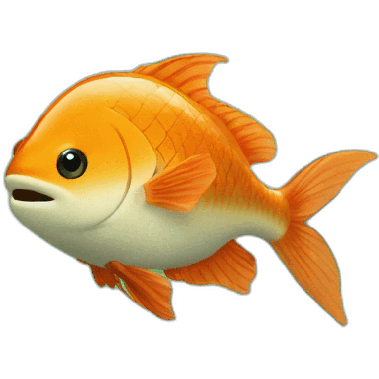 Poisson dans foret emoji