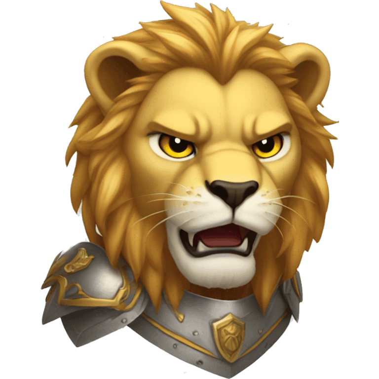 lion paladin angry emoji