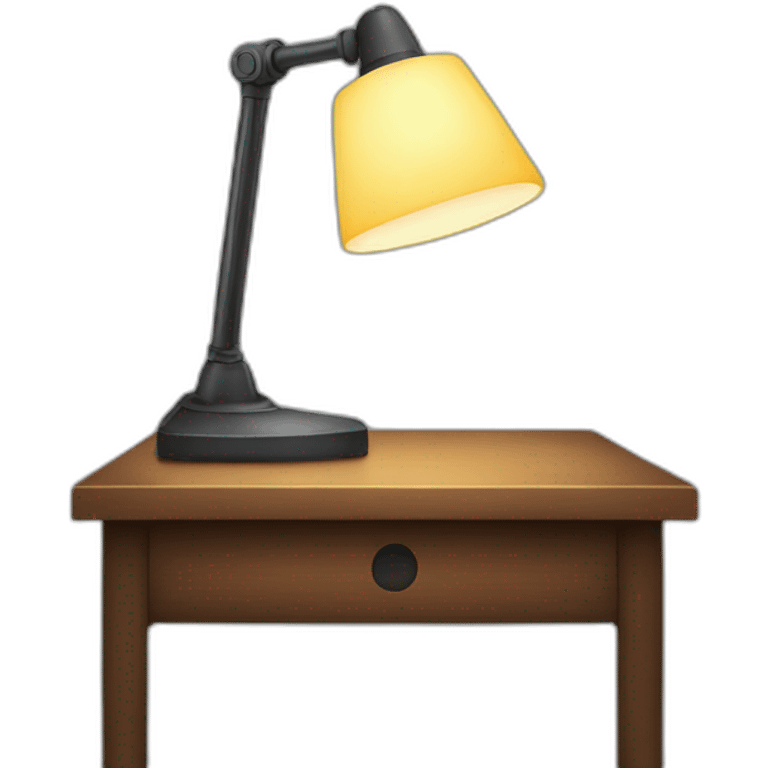 Desk lamp emoji