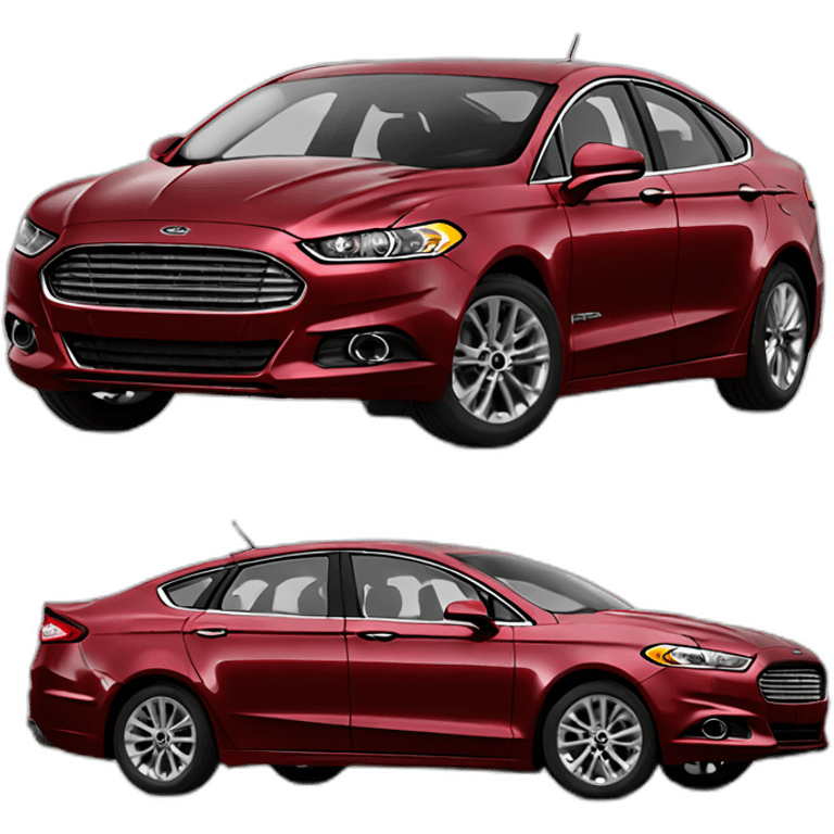 2013 ford fusion with red paint emoji