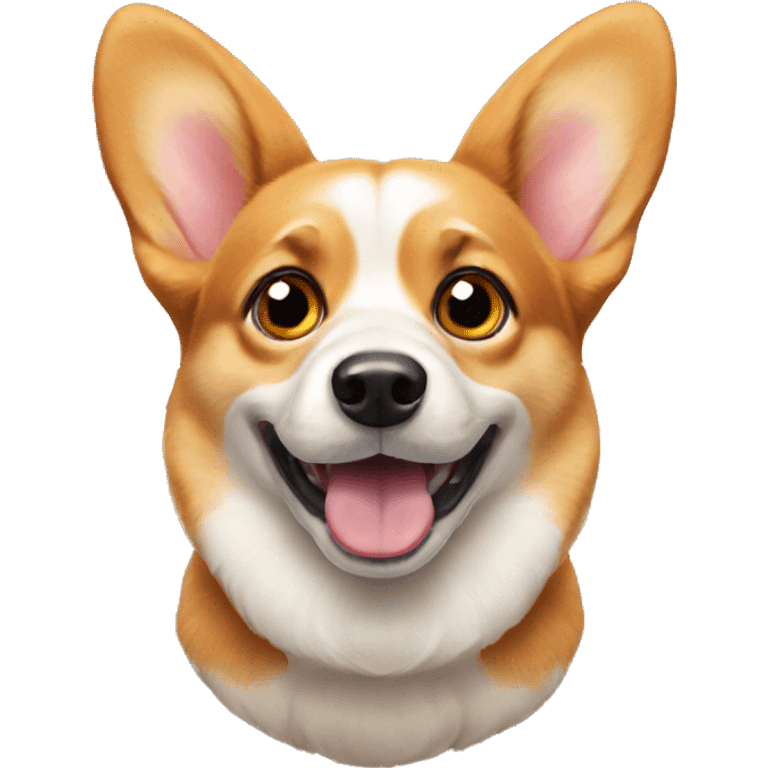 corgi with big eyes emoji