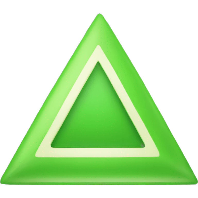 Green triangle emoji emoji