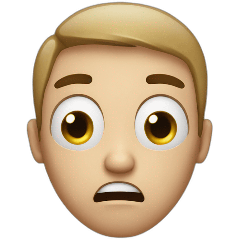 shocked person holding his face emoji