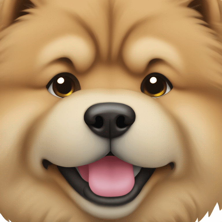 Chow chow emoji