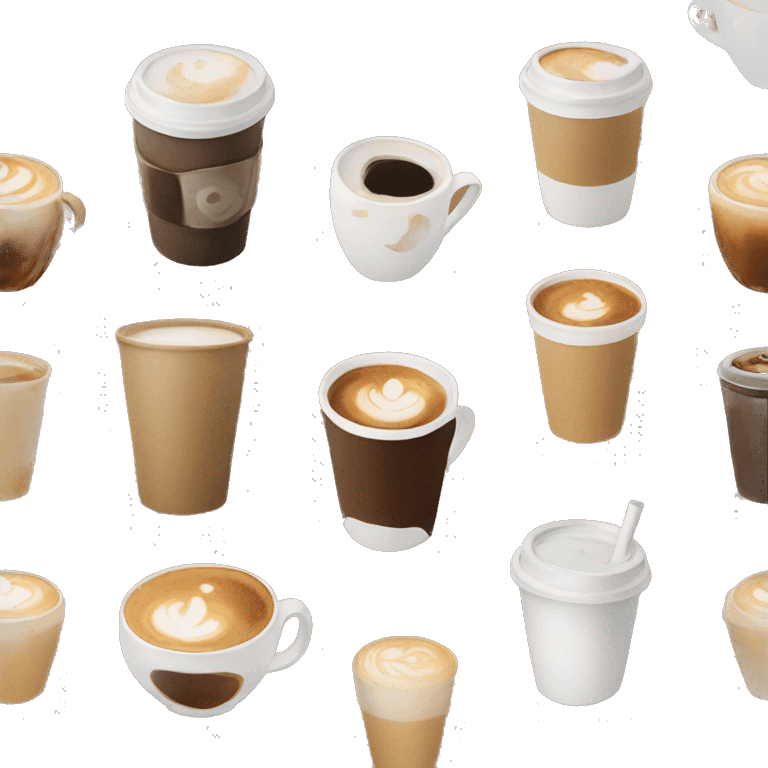 Coffee aesthetic emoji