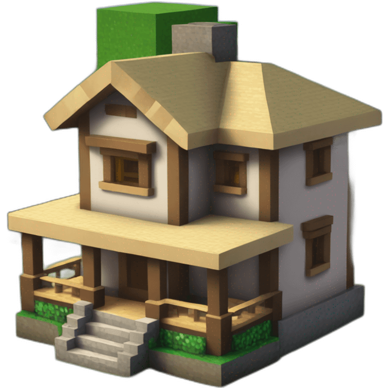 minecraft house emoji