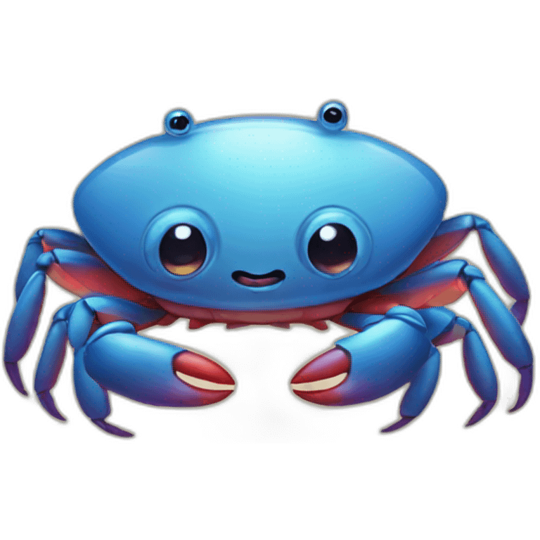 cute crab emoji