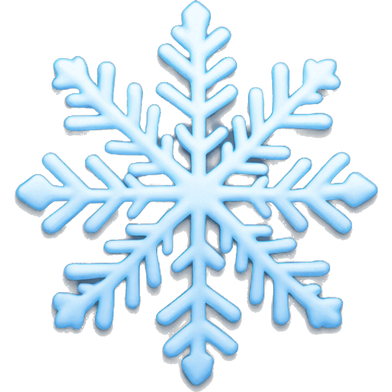 Winter snowflake emoji