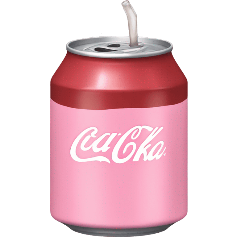 Light pink coke emoji