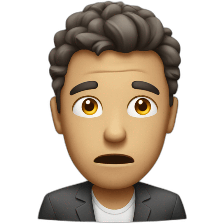 Stressed entrepreneur  emoji