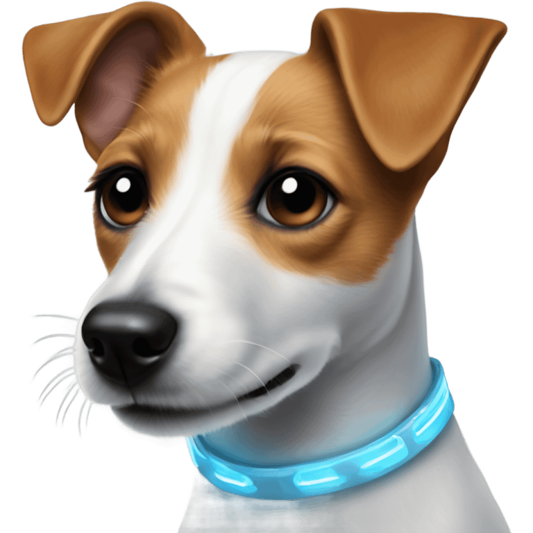 Jack Russell terrier as Tron emoji